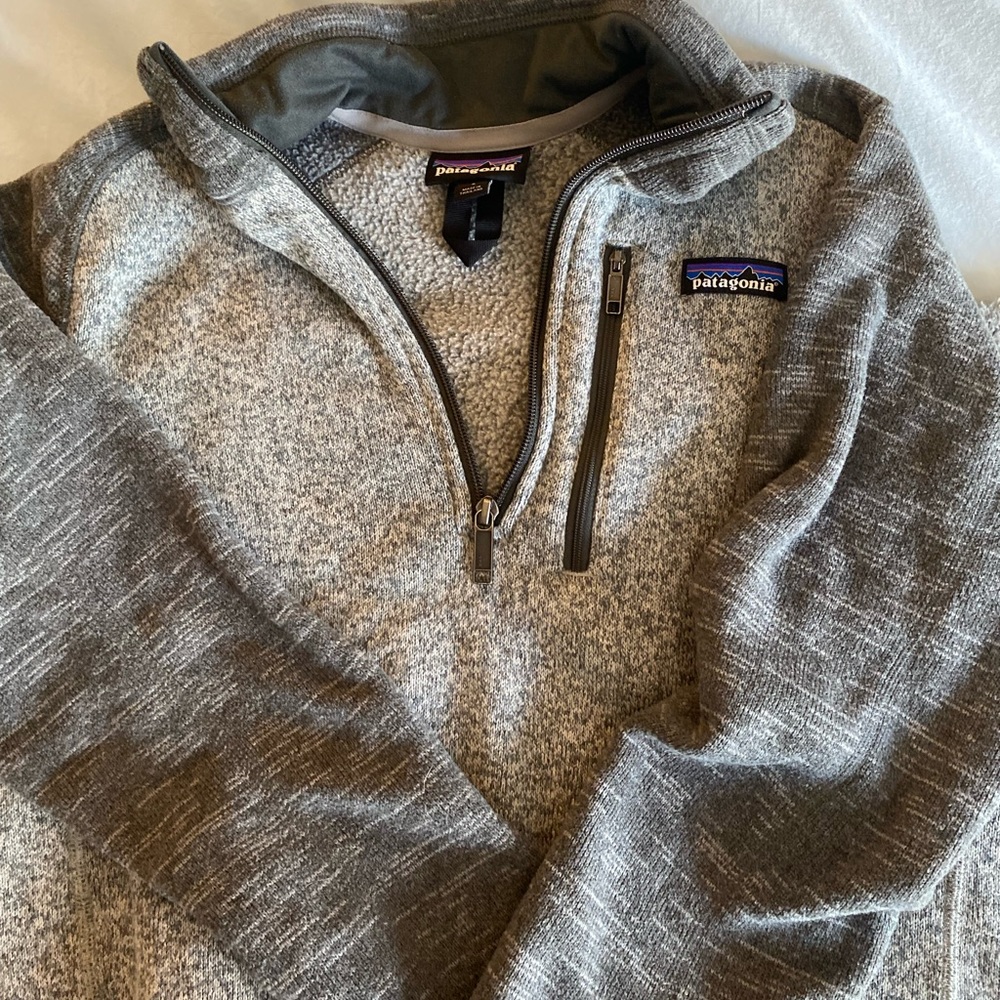 Gray Patagonia Zip Up